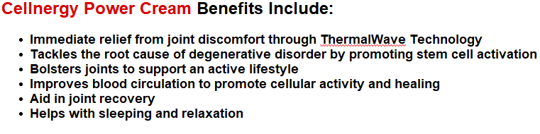 cellnergy wellness power cream