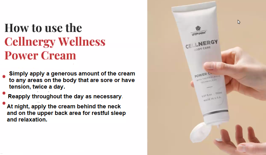 cellnergy wellness power cream